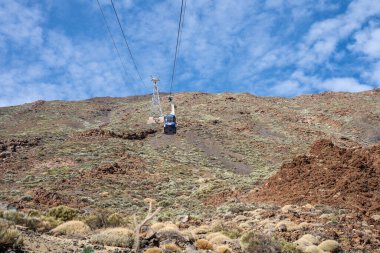 Mount Teide teleferik Volcano kadar gidiyor