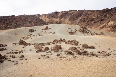 Minas de San Jose Çölü Teide Ulusal Parkı Tenerife, İspanya