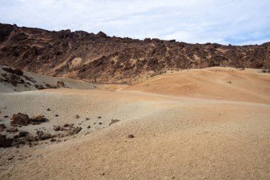 Minas de San Jose Çölü Teide Ulusal Parkı Tenerife, İspanya