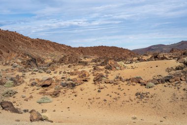 Minas de San Jose Çölü Teide Ulusal Parkı Tenerife, İspanya