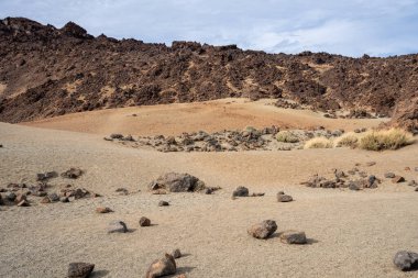 Minas de San Jose Çölü Teide Ulusal Parkı Tenerife, İspanya