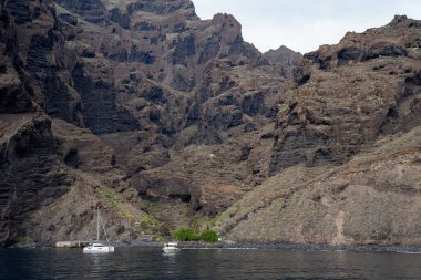 Acantilados de Los Gigantes (Devlerin Kayalıkları) Tenerife, Kanarya Adaları, İspanya