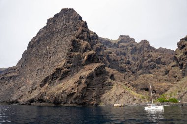 Acantilados de Los Gigantes (Devlerin Kayalıkları) Tenerife, Kanarya Adaları, İspanya