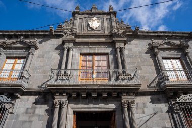 Casa Salazar 'ın dış cephesi La Laguna, Tenerife, İspanya