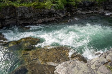 Abisko Nehri Kanyonu Abisko Ulusal Parkı, İsveç
