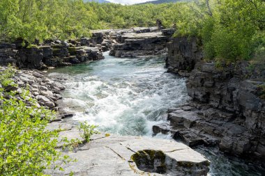 Abisko Nehri Kanyonu Abisko Ulusal Parkı, İsveç
