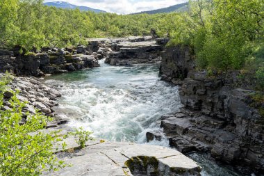 Abisko Nehri Kanyonu Abisko Ulusal Parkı, İsveç