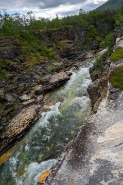 Abisko Nehri Kanyonu Abisko Ulusal Parkı, İsveç