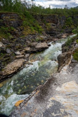 Abisko Nehri Kanyonu Abisko Ulusal Parkı, İsveç