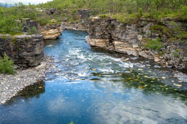 Abisko Nehri Kanyonu Abisko Ulusal Parkı, İsveç