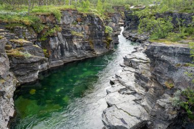 Abisko Nehri Kanyonu Abisko Ulusal Parkı, İsveç