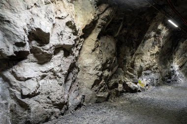 Kiruna İsveç 'te demir cevheri tüneli