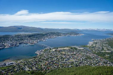 Tromso, Norveç 'e Storsteinen bakış açısından bak