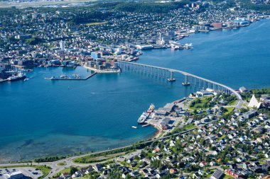 Tromso, Norveç 'e Storsteinen bakış açısından bak