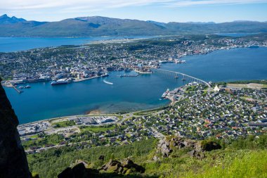 Tromso, Norveç 'e Storsteinen bakış açısından bak