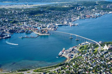 Tromso, Norveç 'e Storsteinen bakış açısından bak