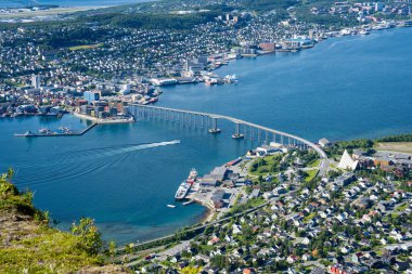 Tromso, Norveç 'e Storsteinen bakış açısından bak