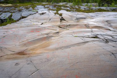 The Rock Art of Alta in Norway clipart