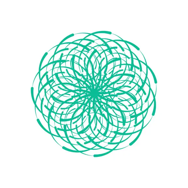 Büyüleyici bir soyut dijital sanat eseri. Beyaz arka plandaki spirograf ya da mandala benzeyen karmaşık bir girdap deseni içeriyor. Armoni ve sanatsal akışı aktarıyor..