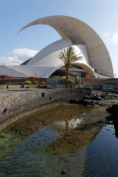 Auditorio Tenerife Adn Martn Santa Cruz Tenerife Por Santiago Calatrava — Foto de Stock