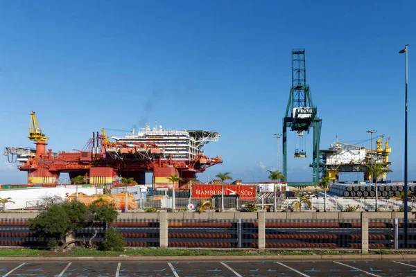 Oct 2022 Plataforma Petrolera Puerto Santa Cruz Tenerife — Foto de Stock