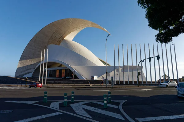 2022年10月Santiago Calatrava在Santa Cruz Tenerife的Auditorio Tenerife Adn Martn — 图库照片
