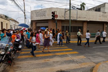 2017 Paskalya alayı Merida, YU, Meksika caddesinde