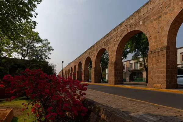 Aquaducto Histórico Morelia México 2017 Imagen de archivo