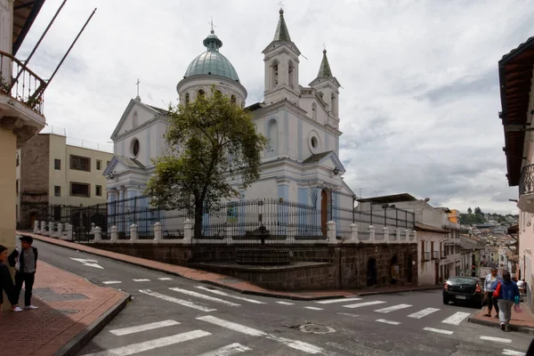 Quito Daki Saint Barbara Kilisesi Mayıs 2019 — Stok fotoğraf