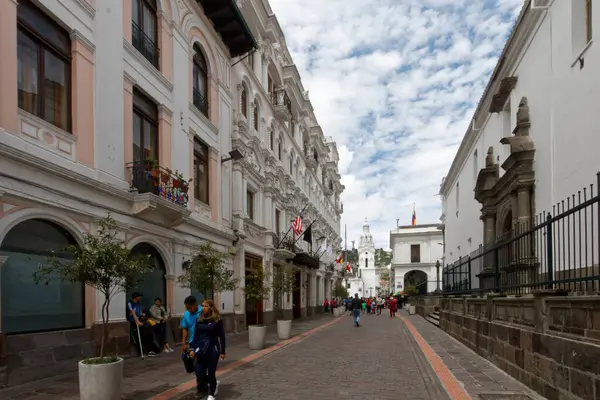 Casco Antiguo Quito Ecuador 2019 — Foto de Stock