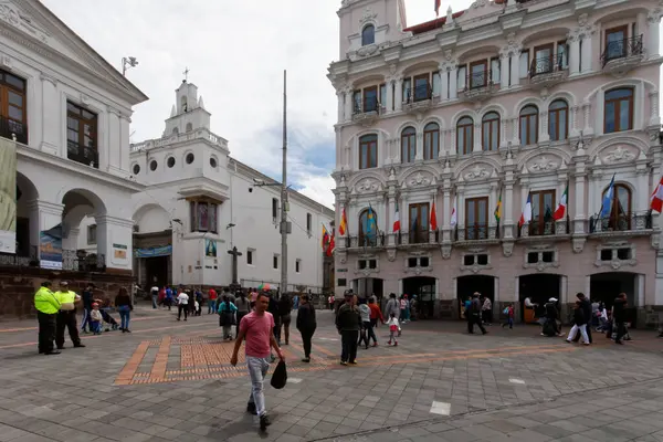 Staré Město Quito Ekvádor 2019 — Stock fotografie