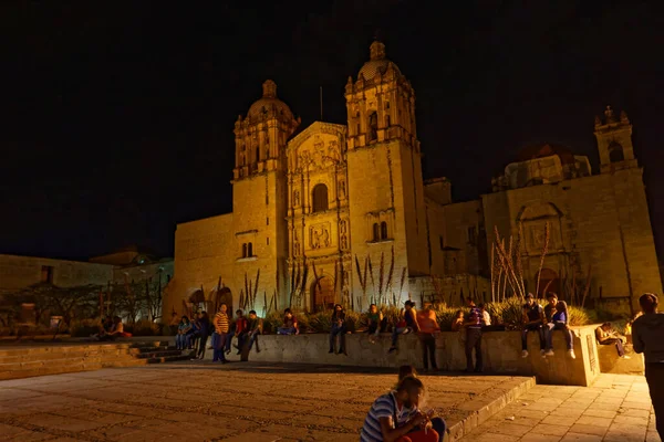 Kostel Santo Domingo Kulturní Centrum Oaxace Stát Oaxaca Mexiko Květen — Stock fotografie