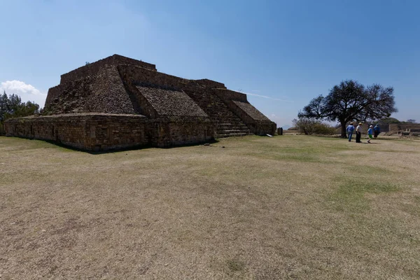 Monte Alban Αρχαιολογικός Χώρος Έξω Από Την Πόλη Της Oaxaca — Φωτογραφία Αρχείου
