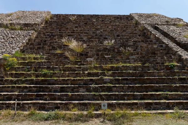 Monte Alban Sito Archeologico Fuori Dalla Città Oaxaca Oaxaca Messico — Foto Stock