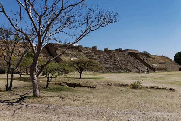 Monte Alban Arkeologiska Plats Utanför Staden Oaxaca Oaxaca Mexiko Maj — Stockfoto