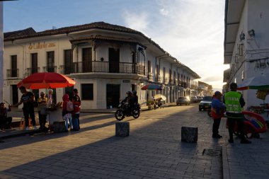 Popayan, Cauca, Kolombiya. Mayıs 2019. UnESCO Dünya Mirası Sitesi.