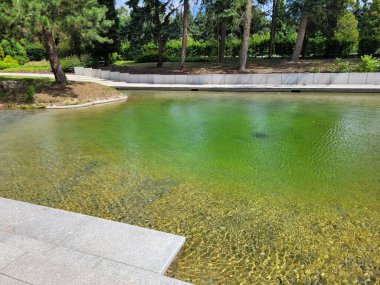 Chorzw, Polonya 'daki Park Slaski' deki (Silesia Park) Japon bahçesinin modern enkarnasyonu