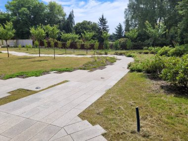 Chorzw, Polonya 'daki Park Slaski' deki (Silesia Park) Japon bahçesinin modern enkarnasyonu