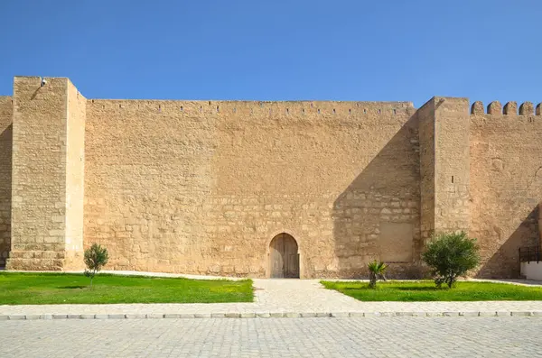 City Walls and Sousse Archaeological Museum. The museum is housed in the Kasbah of Sousse\'s Medina, Tunisia.