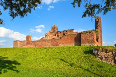 Ruins of the Teutonic castle in Radzyn Chelminski, Kuyavian-Pomeranian Voivodeship, Poland.