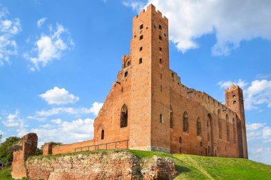 Ruins of the Teutonic castle in Radzyn Chelminski, Kuyavian-Pomeranian Voivodeship, Poland.
