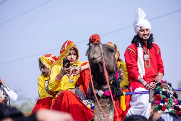 Рішікеш Уттаракханд Індія Жовтень 2022 Люди Святі Вулиці Пушкара Вибіркове — стокове фото