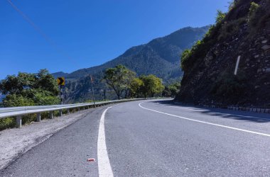 Himalaya Dağı 'nın Manzarası Yolu