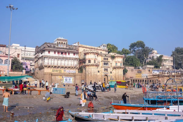 Varanasi Uttar Pradesh Indie Listopad 2022 Architektura Starobylé Budovy Historické — Stock fotografie