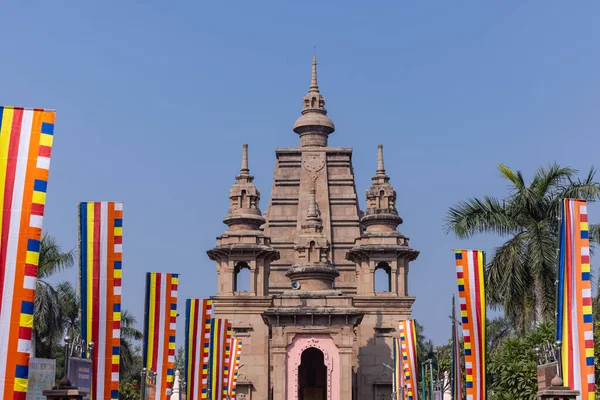 Sarnath Uttar Pradesh India November 2022 Buddhist Temple Architecture View — 스톡 사진