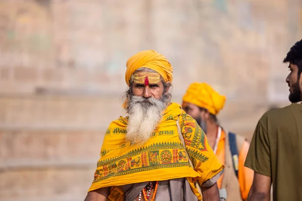 インドのウッタル プラデーシュ州バラナシ バラナシ市の未確認インド人 — ストック写真