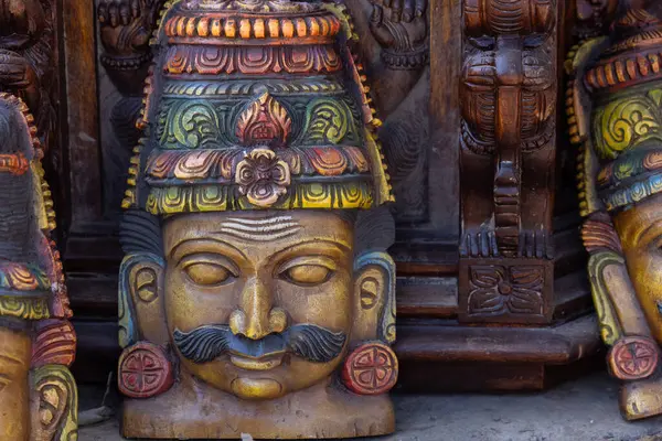 Индуистская Статуя Бога Сувениры Продаваемые Индийском Рынке — стоковое фото