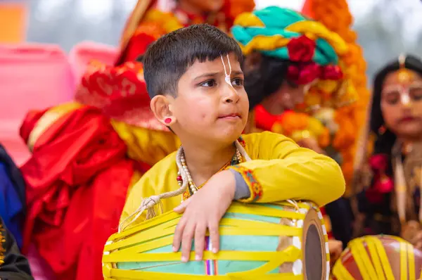 Газіабад Уттар Прадеш Індія Січня 2024 Портрет Красивих Маленьких Дитячих Стокове Зображення