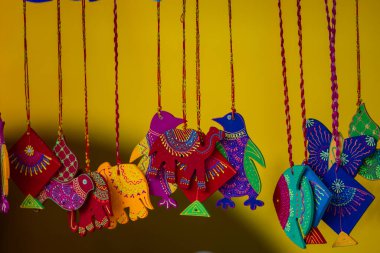 Handicraft work, Handmade Rajasthani decoration items are often characterized by vibrant colors, intricate designs, and a rich cultural heritage. clipart