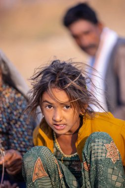 Pushkar, Rajasthan, Hindistan - 24 Kasım 2023: Pushkar Fair